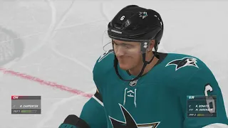 NHL 21 Season mode gameplay: Chicago Blackhawks vs San Jose Sharks - (Xbox One HD) [1080p60FPS]