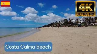 🇪🇸 Costa Calma Playa Barca walk 4K | Fuerteventura 🇪🇸