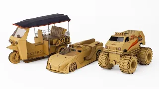 3 Amazing Rides from Cardboard