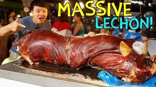 MIND BLOWING Lechon(Roast Pig) in Cebu Philippines! First Time Trying Roast Suckling Pig
