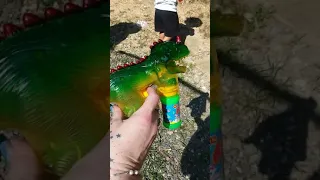 Awesome Dino Bubble Gun for kids