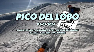 SKIMO EN EL PICO DEL LOBO | Esquí de montaña entre Segovia y Guadalajara | 05/03/2024 | La Pinilla