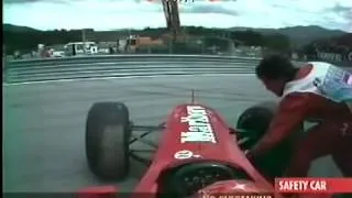 2000 Austrian GP  - Schumacher onboard start crash