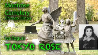 TOKYO ROSE - Iva Toguri D'Aquino, Montrose Cemetery, Chicago, Illinois - False Accusations after WW2