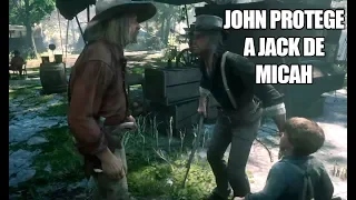 Red Dead Redemption 2 - John protege a Jack de Micah