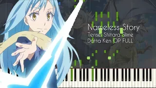 [FULL] Nameless Story - Tensei Shitara Slime Datta Ken OP - Piano Arrangement [Synthesia]