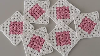 "Granny Square Crochet Tutorial for Beginners | Learn How to Crochet Easily | Square Tutorial!"