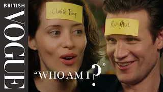 Matt Smith & Claire Foy Play "Who Am I?" | Vogue Challenges