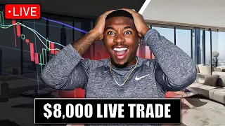 I Made $8,000 LIVE Trading The EASIEST Thing to Day Trade