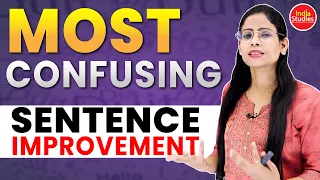 Most Confusing Sentence Improvement  ||  For all govt. exams  ||  With Soni Ma'am
