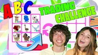 *EXTREME* Roblox Adopt Me TRADING CHALLENGE Couples SHOWDOWN! Alphabet Trading Challenge (A-Z)