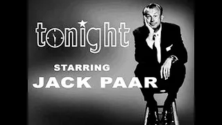 February 12, 1960-Jack Paar Walks Off The Tonight Show (REUPLOAD.  NOW WITH PARTIAL VIDEO!)