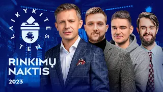 RINKIMŲ NAKTIS 2023 | Pirmojo turo rezultatai | Laikykitės ten | Laisvės TV