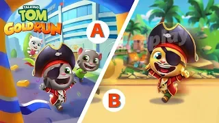 Talking Tom Gold Run | Pirate Tom & Pirate Ginger Gold Run | Kids Gameplay 2019