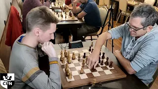 FM K. Zhitnikov (2318) vs Crazy Frog (1859). Chess Fight Night. CFN. Blitz