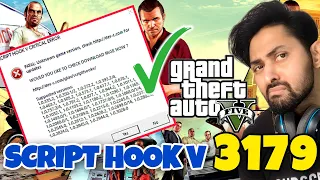 [FIXED] SCRIPT HOOK V CRITICAL ERROR AFTER GTA 5 UPDATE 3179 | Script Hook V | GTA 5 Mods Hindi/Urdu