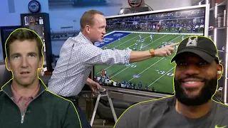 Manning Bros Week 3 MNF Film Breakdown Ft. LeBron James & Chris Long!