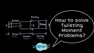 How to solve Torque or Twisting moment in compound shaft problem in easy way | Viewd Mechanical |SOM