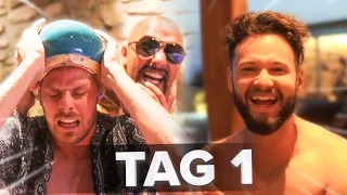 MYKONOS mit den JUNGS - TAG 1: Mein Kopf steckt in einem Blumentopf fest (für 30 Minuten au)