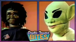 WEIRD CHRISTIAN PUPPET SHOW WITH SINGING ALIEN | Double Toasted Bites