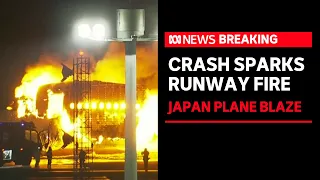 Hundreds escape after jet erupts in flames on Japan airport runway | The World