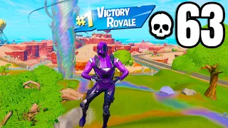 63 Elimination Solo vs Squads Wins Full Gameplay (Fortnite Chapter 3 Season 4)