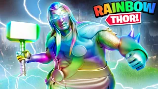 THICCEST RAINBOW THOR IN FORTNITE