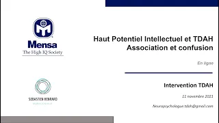 Haut Potentiel Intellectuel et TDAH - Association et confusion