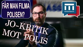 FÅR MAN FILMA POLISEN