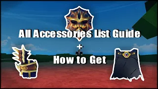(AOPG) All Accessories List Guide + How to Get - A One Piece Game - Roblox