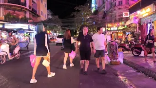 Phnom Penh Night Tour Street Scene 4K | Cambodia Nov 2023