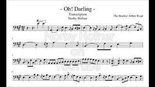 Oh! Darling - BASS Sheet Music