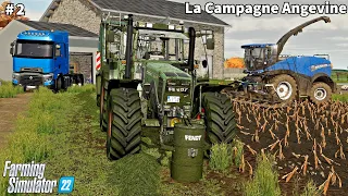 MaizeSilage Harvesting, Fertilizing Fileds, New Equipment│La Campagne Angevine│FS 22│Timelapse#2