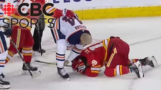 Nine legendary battle of Alberta moments... in 90 seconds | Edmonton Oilers vs. Calgary Flames