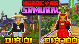 SOBREVIVI 100 DIAS COMO UM SAMURAI NO MINECRAFT HARDCORE - O FILME