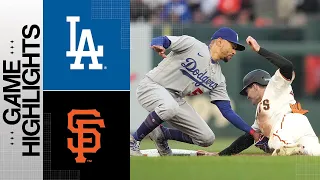 Dodgers vs. Giants Game Highlights (4/10/23) | MLB Highlights