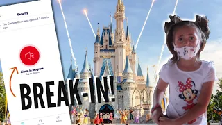 OUR HOUSE ALARM GOES OFF WHILE WE'RE AT DISNEYWORLD ACROSS THE COUNTRY! / SECURITY ALERT!