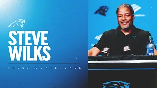 Steve Wilks speaks for the first time as interim head coach