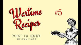 Baking War Cake: 1940s Ration Recipe