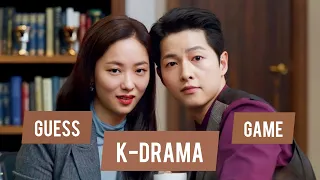 guess the k-drama from a random scene-shot | k-drama quiz