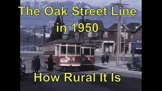Oak Street a rough rural road in 1950?