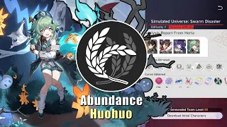 Huohuo Solo Sustain Abundance Path Difficulty V Swarm Disaster 1.5 | Honkai: Star Rail