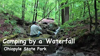 Camping by a Waterfall ~ Ohiopyle State Park