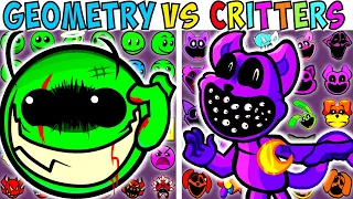 FNF Character Test | Gameplay VS My Playground | ALL Smiling Critters VS Geometry Dash Test