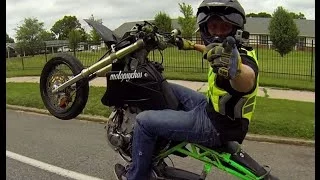 Supermoto street slaughter! Wr450f and wr250x wheelies