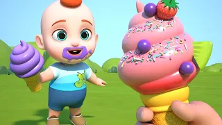 Yummy Ice Cream Song | Baby Leo Nursery Rhymes & Kids Songs