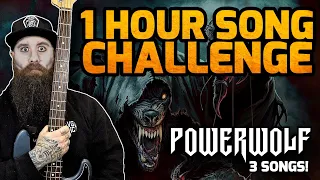 Can I Learn 3 POWERWOLF Songs In Under 1 Hour??
