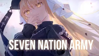 ❧nightcore - seven nation army (1 hour)