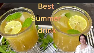 अदरक,नींबू,पुदीनें का शरबत,एक बार पिये तो कोला लिम्का भूलजाये।Ginger,Lime,Mint,Best Juice in Summer
