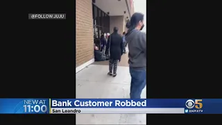 VIDEO: Asian Man Attacked, Robbed At Bank In San Leandro